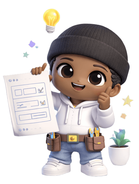 Mascot planning website wireframe